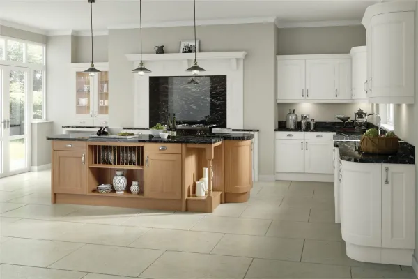 Windsor white oak kitchen installation